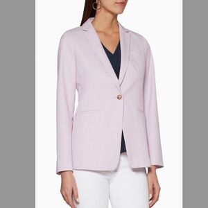 NWT $240 Banana Republic Washable Blazer in Lilac 2/4